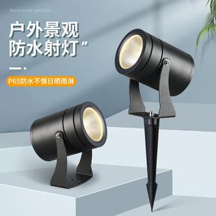 LE照树灯室外雨地水地插灯草园林220v庭D院景NPA观射树灯防防水耐