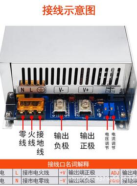 -SZMW大功率开电源MS1500W-12V24V3ALG6V48V22v转0直流足功率电关