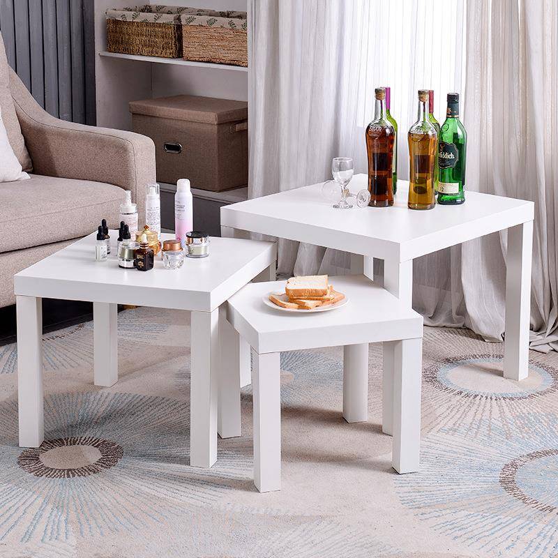 木制小方茶几小方桌子边桌UAE几木桌四桌角易家用桌超市促简销架