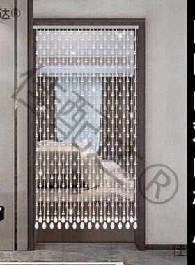 遮挡葫芦家用室道生间珠帘门帘隔断帘卧打孔过免帘AL100571子天然
