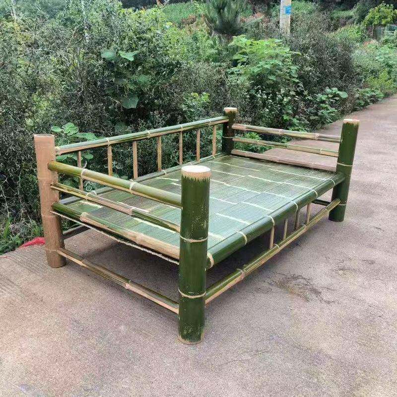 床老竹凉床夏板床纯手工制作老式罗汉无天床发全竹竹床竹子式床沙