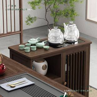 沙用茶柜发小几家985边柜烧水壶一体小茶边台移动茶桌简约茶几桌