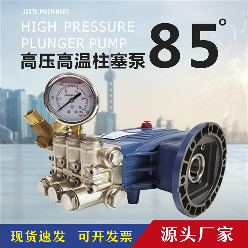 绝特高压热水柱塞泵 冷热水清洗泵 蒸气发生器耐高温水泵5L-150L