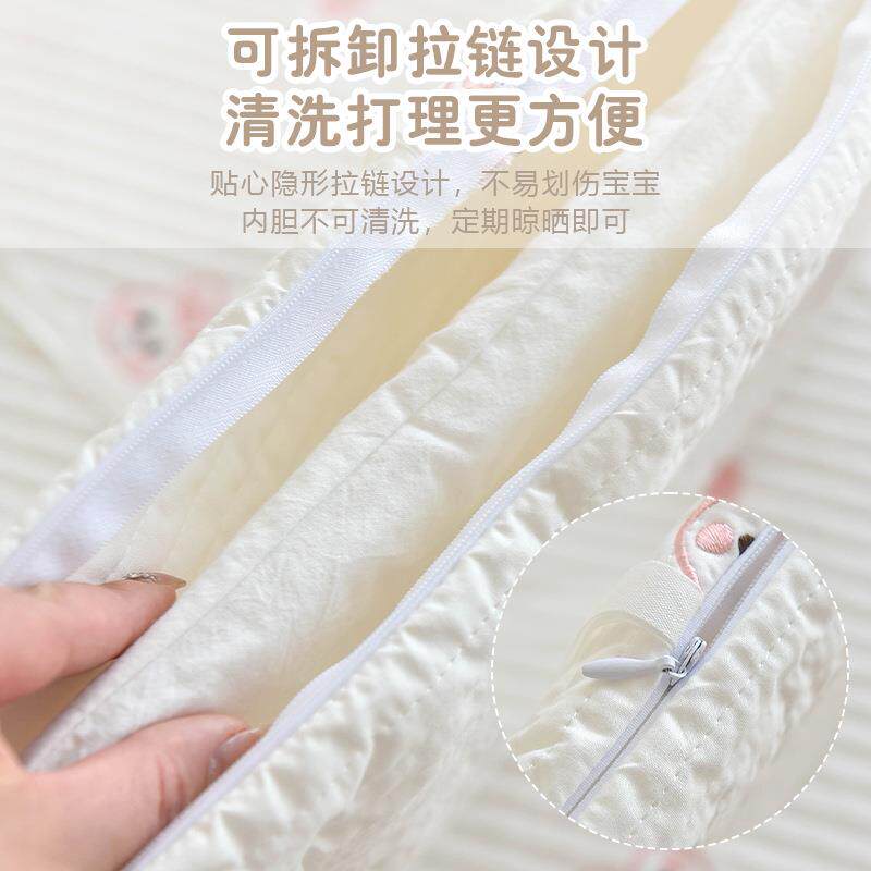 新生儿儿儿床围婴绗缝卡通刺绣防撞缓冲软包XLU宝宝床靠童护拼接