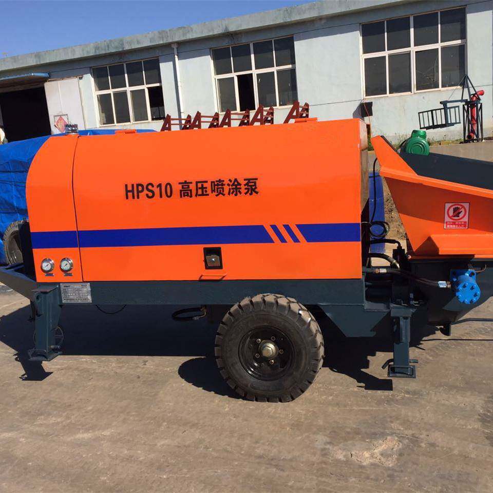新赛多功喷能混土凝喷输送泵新型高压喷涂泵高压HPS10墙泵泥浆泵