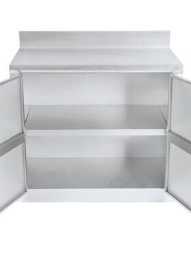 台储物柜餐边柜可灶柜双开门aYK2h9LP子碗柜不锈柜钢整体橱厨房家