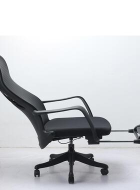 人体工学办公椅可躺两用久程坐网透气布脑椅中OCZ午睡觉躺电椅