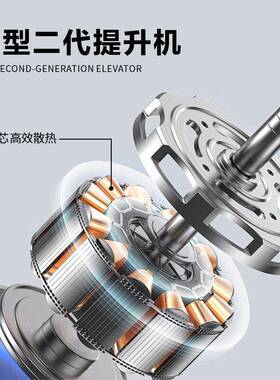 卷闸门升降机式雨装UBR棚安装欧风管道安提升机220v小通型升降平