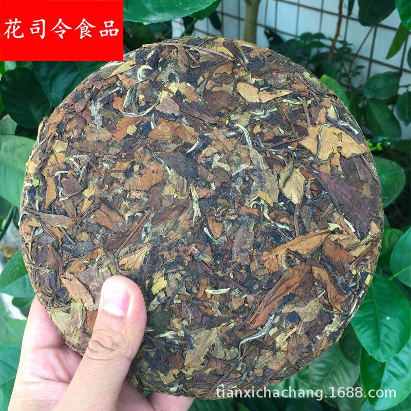 2019陈年古树老白茶寿眉白茶饼300自然陈化老寿眉白茶叶散装