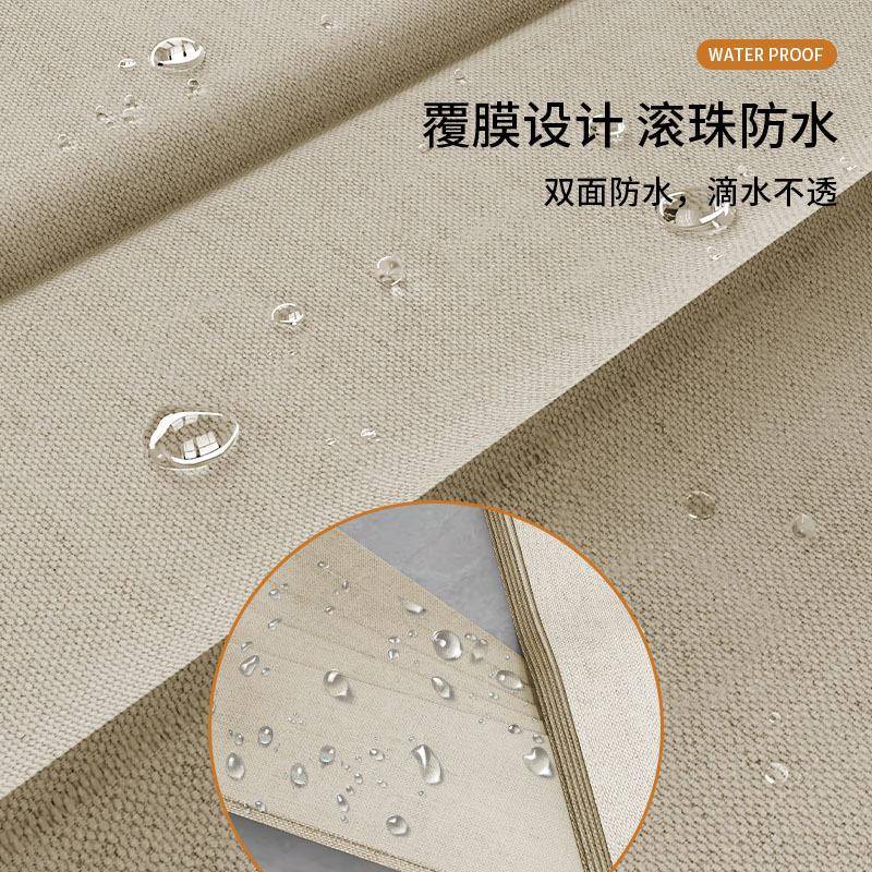 浴折浴帘隐形防水防霉布帘分卫生间隔断淋浴干湿叠离套6888装免打