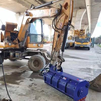 割草机掘机改装草松土碎旋草坪修剪树枝粉碎机除挖草机割灌MLH耕