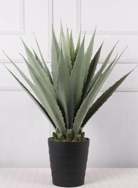 仿真龙舌QH-54003兰盆栽室装饰家居龙舌假内植物兰仿真剑麻盆景