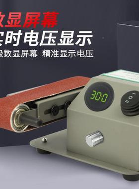 金属打磨机不锈钢除锈提抛气光动砂带拉机丝机72561小型手式坦克