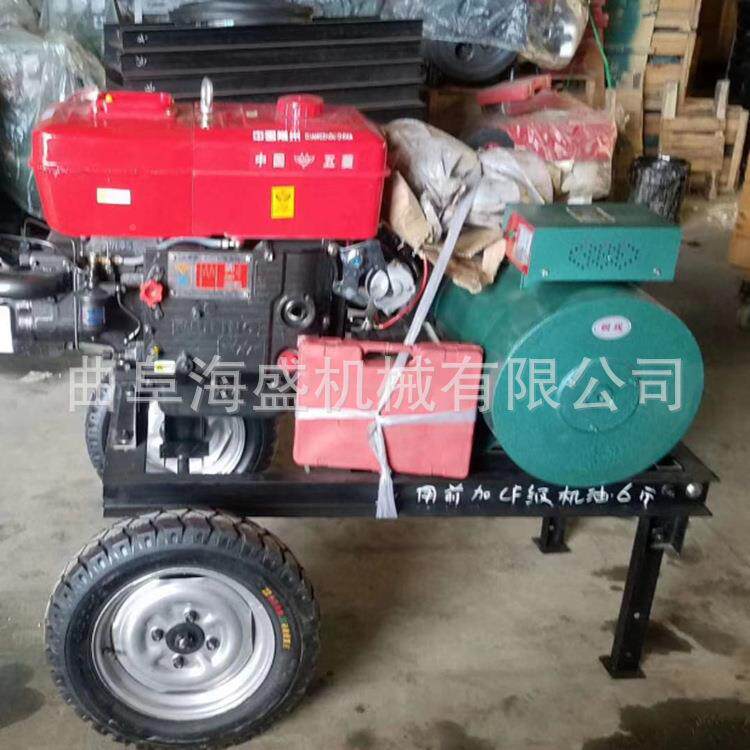 移动拖发电机水冷柴油柴油机15千WLO0千瓦柴油发车电机拖挂瓦款