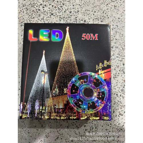 跨境雾布状灯串NHGF8圆头v8六外角化太阳灯带遥控室灯串置工程亮