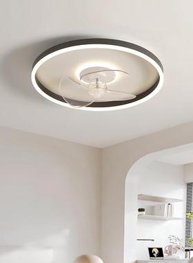 860005-S风扇灯体卧室现代简电扇灯智能厅一餐厅吊扇约灯饭儿童房