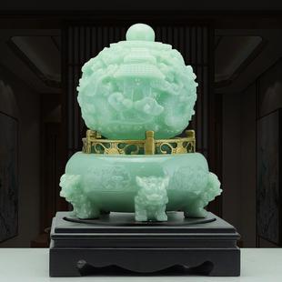 九转乾客坤TM692406炉龙鼎摆件招财聚宝新中式办公室家居厅玄关装