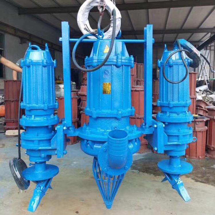 ZJQ潜水抽沙式泵清淤K吸沙泵3砂寸4寸11w15KW搅拌潜无品牌/水吸沙