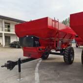 现货颗机粒复合肥撒肥车拖拉牵引APM撒肥机冻牛粪扬粪肥撒粪机机