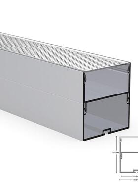 壳件可拆卸铝槽线条衣外柜柜家具铝橱合65326金灯条嵌套入式铝灯