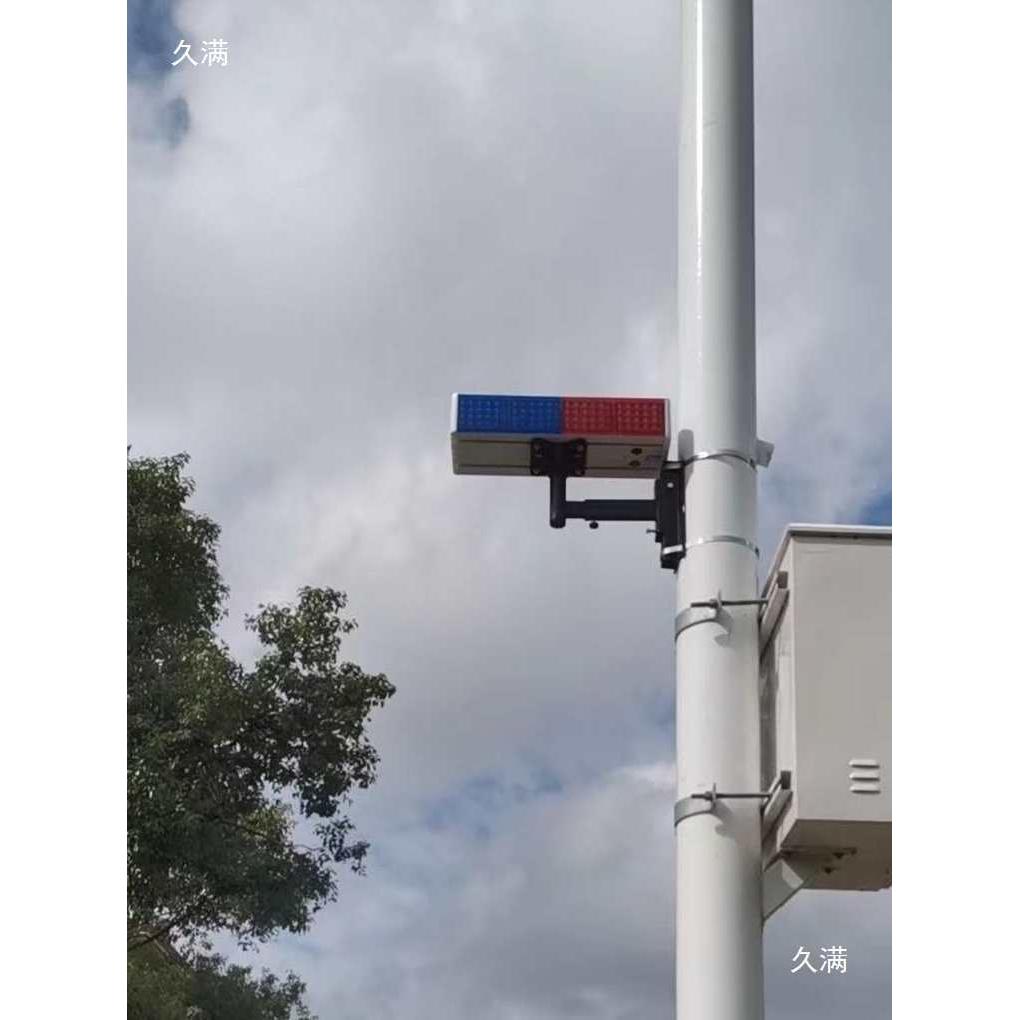 220V接电壁式爆闪灯le红蓝警电示灯挂挂墙绑d线杆LG-220V-闪光灯