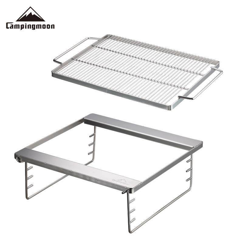 柯MT-045户用品焚曼火烧烤外炉锈钢不折叠烤肉【MT-045炉烧烤架焚