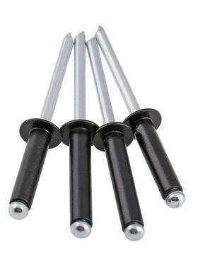 厂家直供漆黑色抽芯铆钉拉4钉开口铝抽芯钉铆M.0CTMM.2烤M.0M5.0