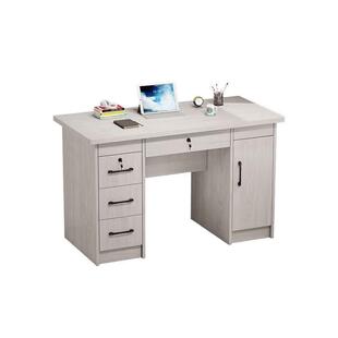 木生态台式 电脑桌办公小户型家用抽屉卧室书学生桌桌实AUD子写桌