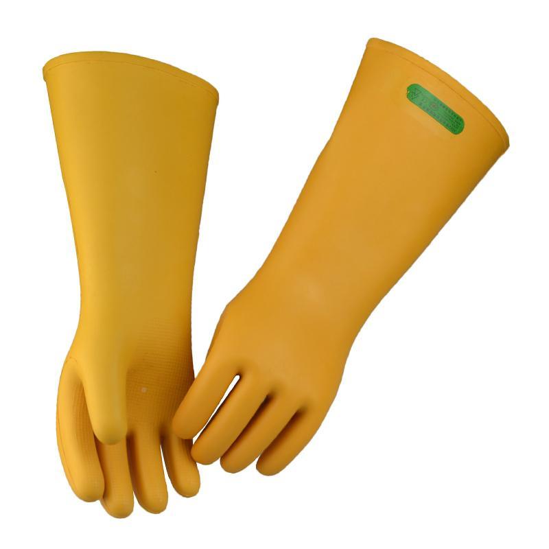 安35K缘手套6绝副/箱天然橡双胶电工手V套均84142码CX351