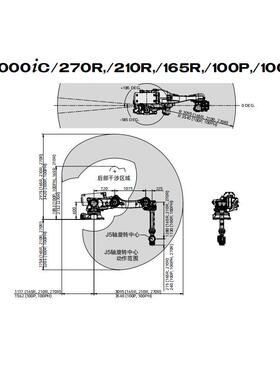 FANUC发那科焊人R-2000i机C/210R下器探式搬运码垛接六轴通用款机