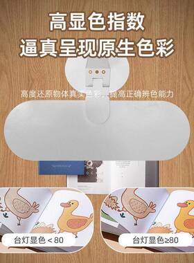极RLF玖点伍拾学习专用护眼灯防蓝台光阅读可调光充两用无全光插