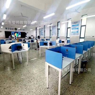 室学校六角桌六边形脑桌创客教TGB23665电室拼接桌科学边阅览室桌