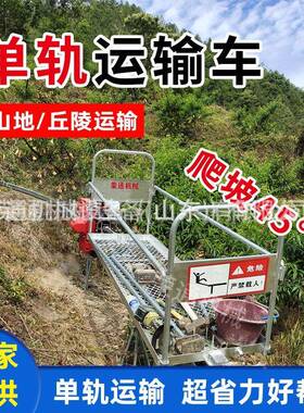 地单GSU轨山输轨道运输车厂家农用车小型山区果园自走式轨运道搬