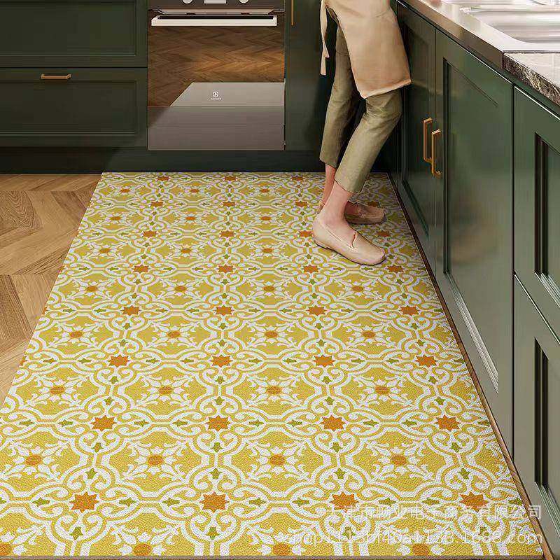 跨境厨房专用地加垫厚入地防滑防油防水地板革家用皮革-1免洗可擦,居家布艺,家用脚垫,淘宝优惠券,粉丝福利购,淘宝优惠卷