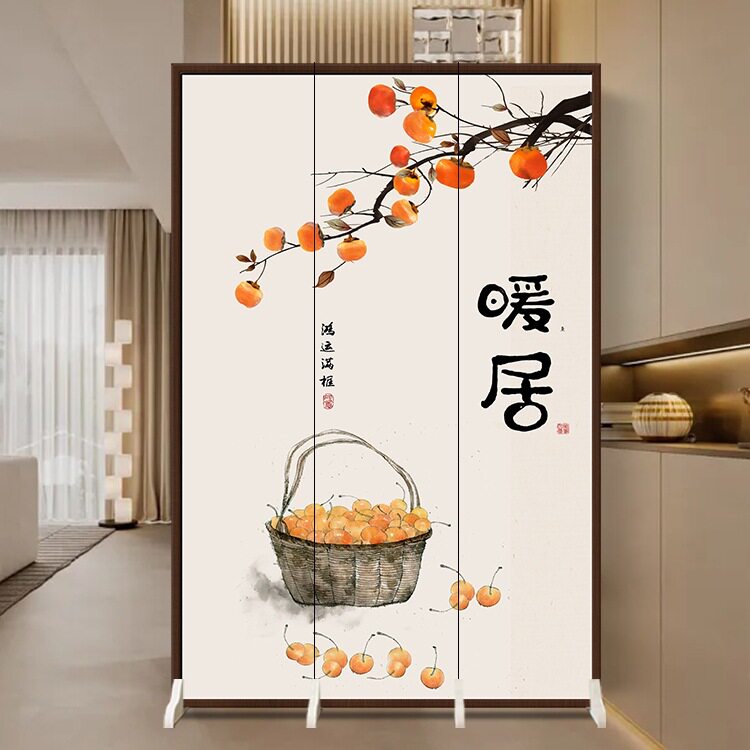 中式屏风隔断客厅进门家装家居玄关卧室床正对入户门屏风遮挡家用