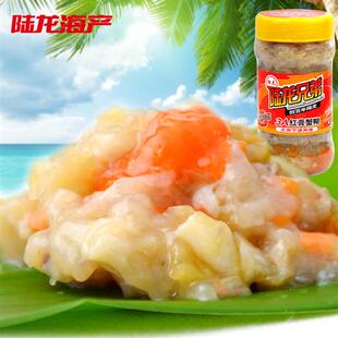 梭子蟹酱蟹肉陆龙兄弟3A红膏蟹糊宁波老字号即食海鲜特产顺丰速配