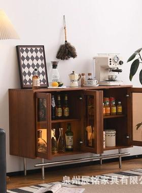 中古餐边柜靠墙实28751木柜客收储物柜民宿简约边柜茶水柜展示纳