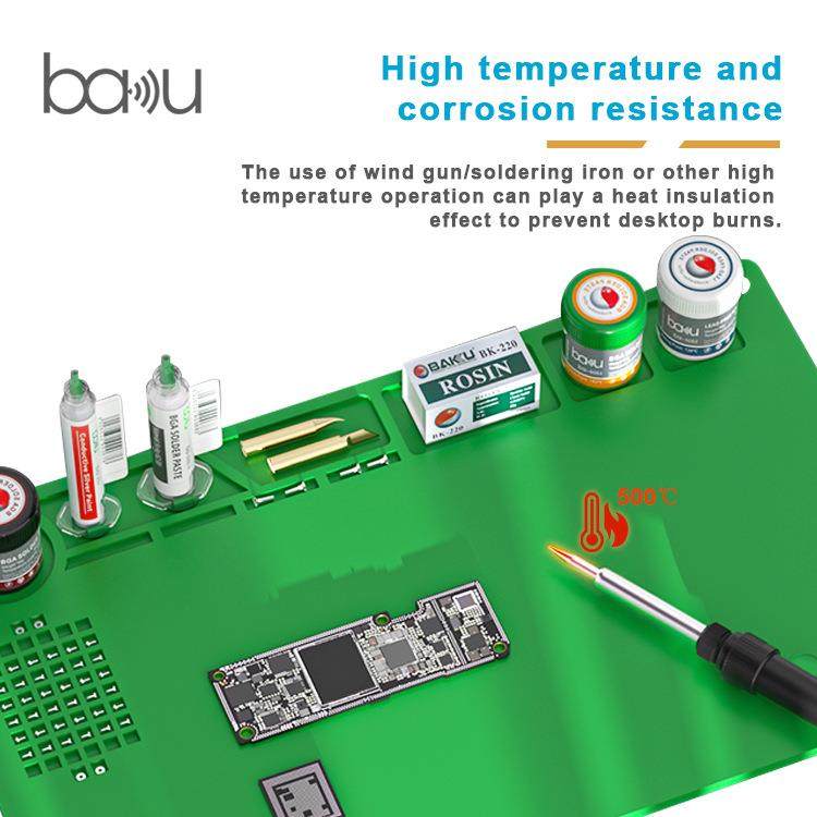 机巴酷CPM7个高装手维修工作台垫隔热PVC台垫耐温防烫垫螺丝套装