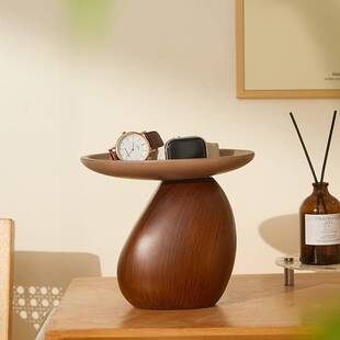 中古风入户门玄关钥匙收纳托盘摆件置物架客厅餐边柜家居软装饰品