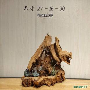 天然根雕木雕风化木枯木沉木自然家居摆件客厅玄关鱼缸造景木头