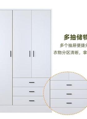 衣屋柜家用卧室木质对开童衣橱出租房门用经济型简易柜gm3569子小