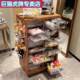 A4文甲件ROY柜抽屉纳式 多层彩妆美收柜手胀烘焙插布分类可移件动