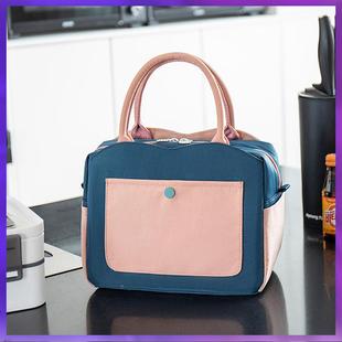 WG6提Q装 饭盒袋F76HHT56保温袋小学生餐包子盒手便当包铝箔加厚提