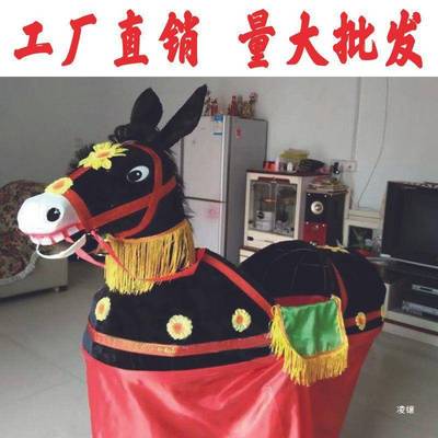 毛驴道具表演民间社火道具靖边跑驴小毛驴道具演出道具节日表演