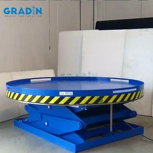 升降转舞台吨2吨5吨10固定剪叉式 升旋降平609台升1降机汽车旋转吨