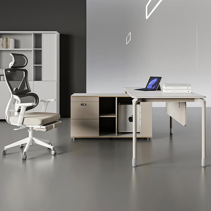 老板总办公桌简约代现单人经理主管办公桌室家具轻奢电脑YM-ZGZ椅