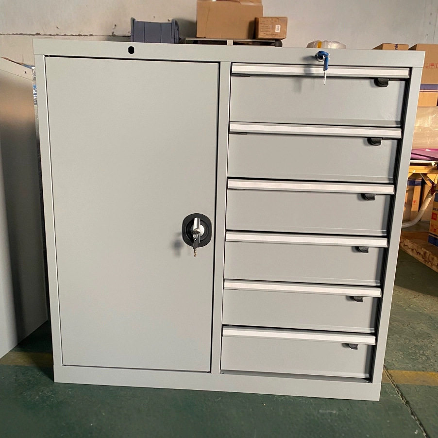 重型铁皮移动抽屉工具车