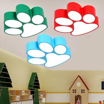卡通爪吊幼灯宠商店动物造型吸物顶灯儿园教室6523led儿童宿舍吊