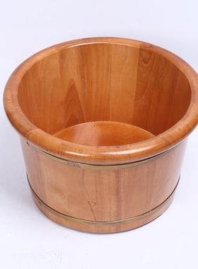 家包家邮20726橡6橡木洗脚木桶香柏木浴厂足盆熏蒸木泡脚盆实木用