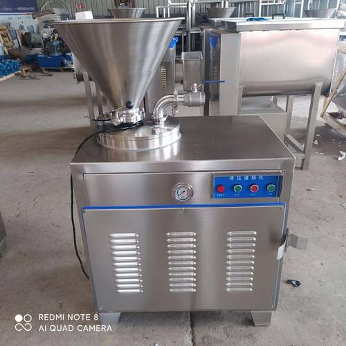 全自动液压鱼糜灌肠设备商用液压灌肠机快速灌肠机器鳕鱼肠灌馅机